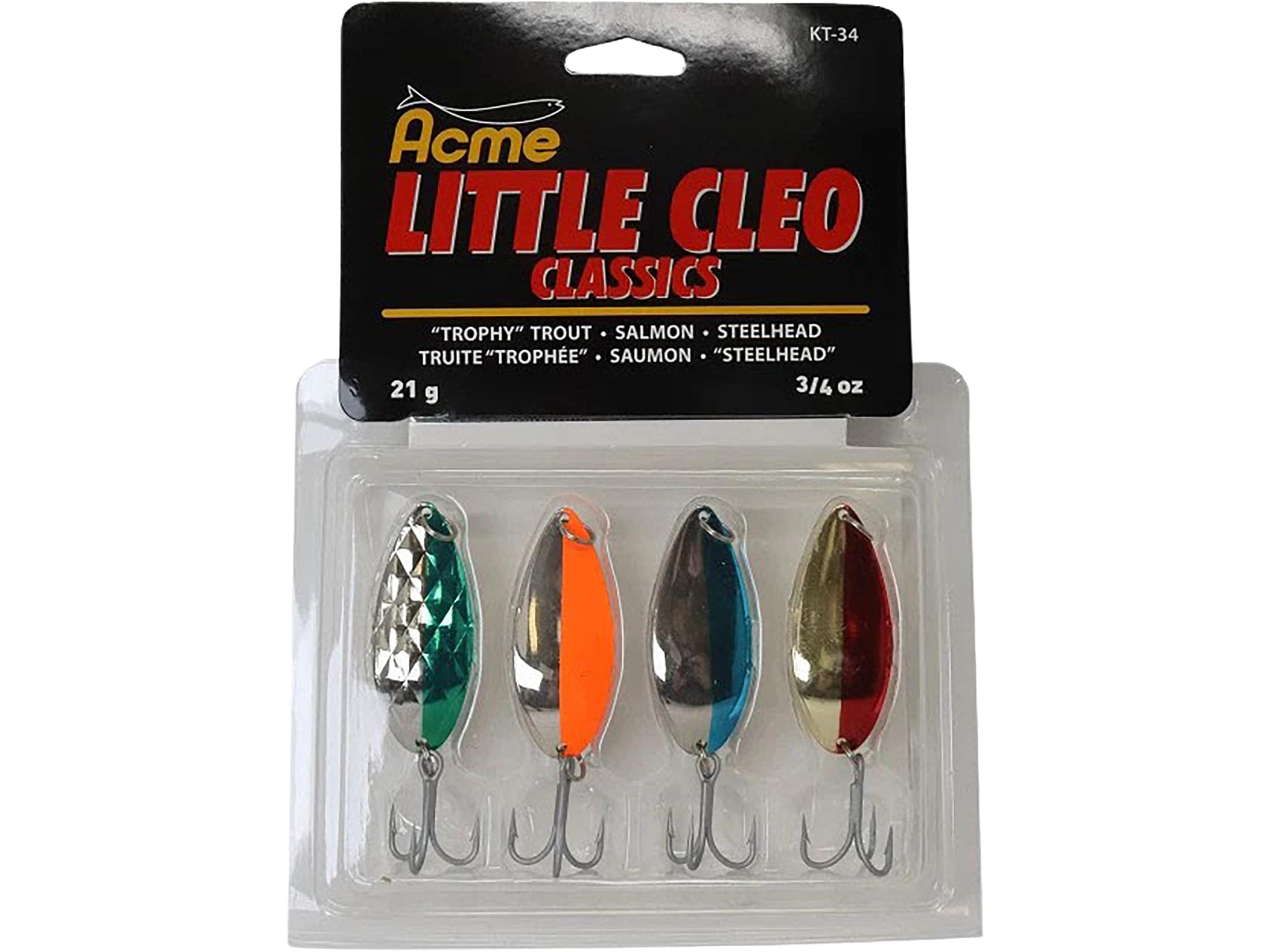 Acme Little Cleo Classics Spoon Kit 3/4oz Assorted 4PK