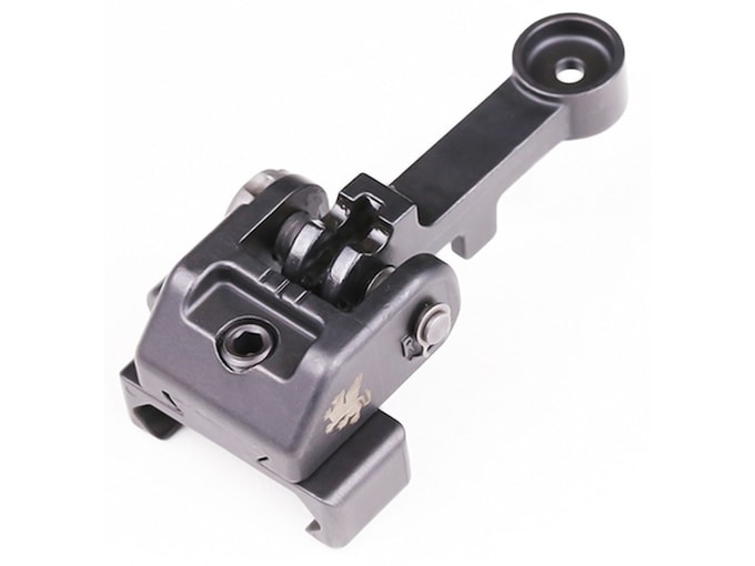 Griffin Armament M2 Flip-Up Rear Sight AR-15 Stainless Steel Matte