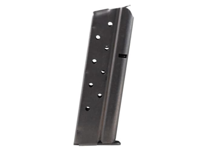 Metalform Magazine 1911 Government, Commander 9mm Luger 9-Round Steel Flat Follower Removable Base