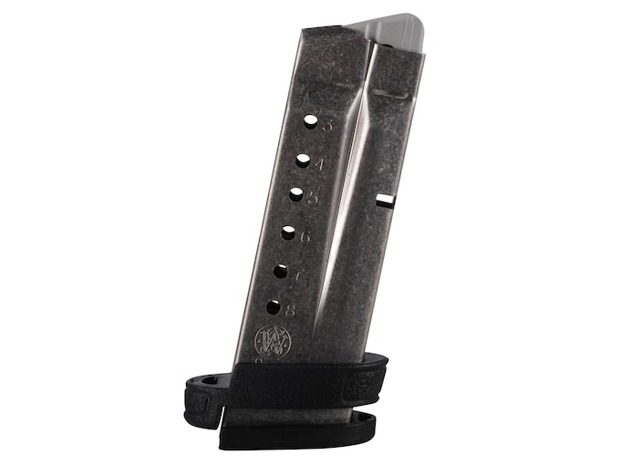 Smith & Wesson Magazine S&W M&P Shield 9mm Luger 8-Round Stainless Steel Luger Stainless Steel