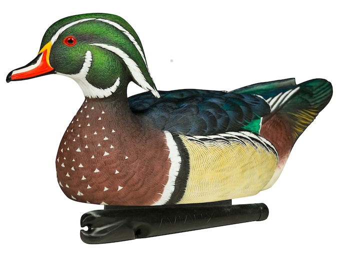 AvianX Top Flight Wood Duck Weighted Keel Duck Decoy 6PK