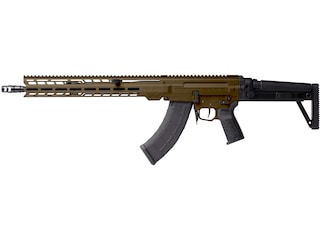 CMMG DISSENT Mk47 Semi-Automatic Centerfire Rifle 7.62x39mm 16.1" Barrel Black and Midnight Bronze Pistol Grip image