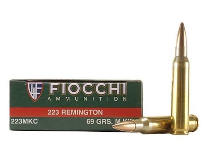 Fiocchi Exacta Ammunition 223 Remington 69 Grain Sierra MatchKing Hollow Point Box of 20