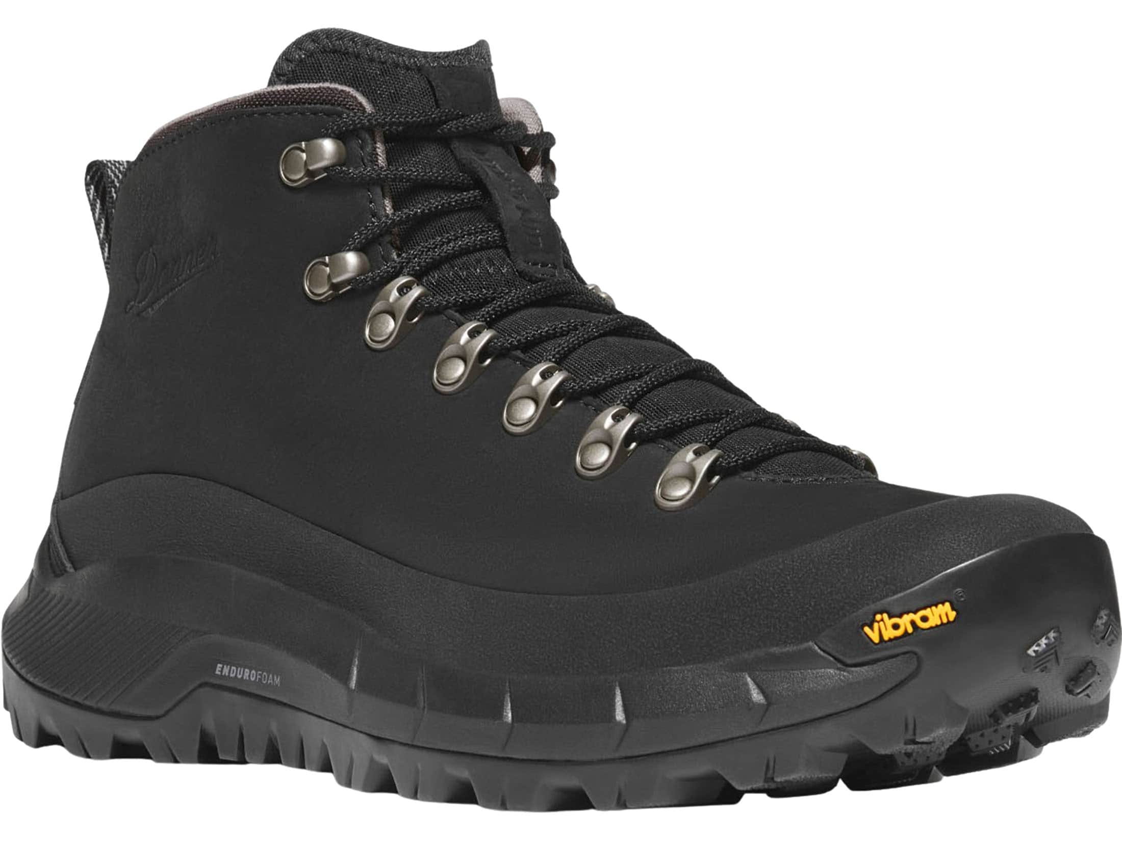 Danner Men's MTN Mid GTX Waterproof Hiking Boots Leather Jet Black 10