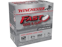 Winchester Fast Dove High Brass Ammo 12 Ga 2-3/4 1oz #8 Shot