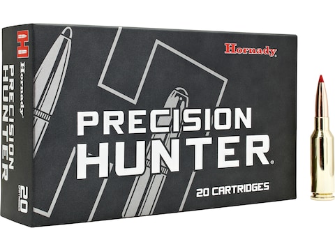 Hornady Precision Hunter 6mm Advanced Rifle Cartridge (6mm ARC) Ammo 103 Grain Hornady ELD-X Polymer Tip Box of 20