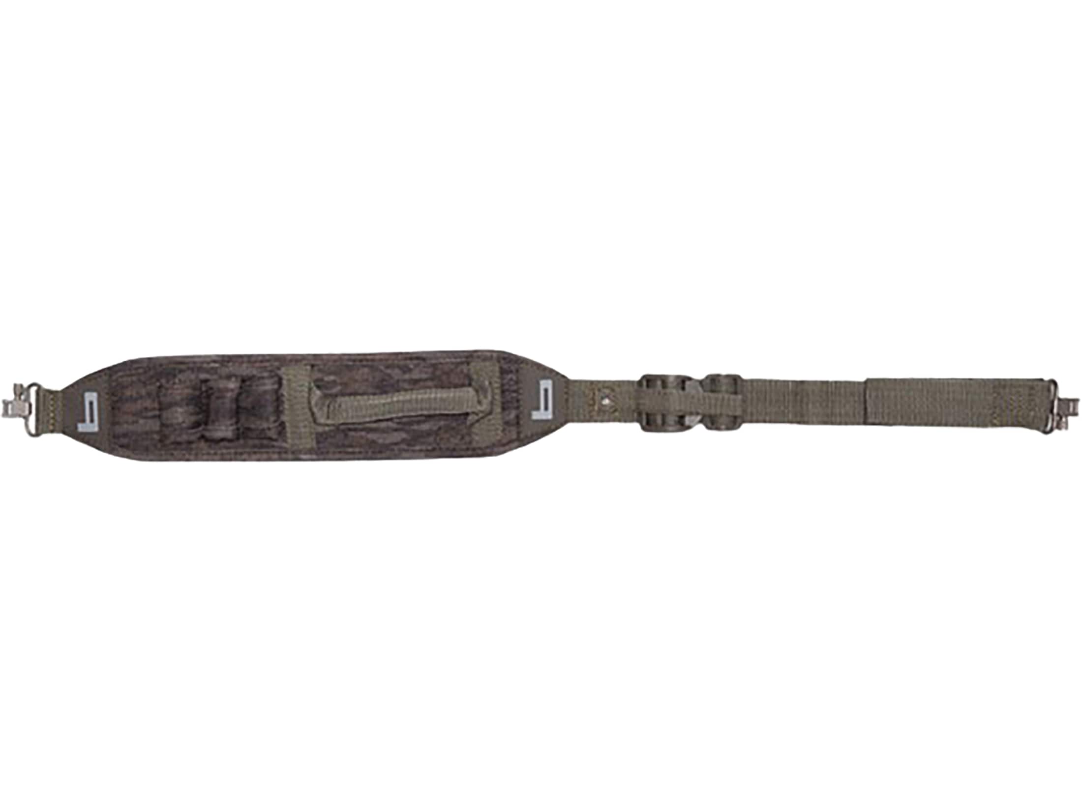 Banded Neoprene 3-Shot Neoprene Gun Sling Bottomland Camo w/ Swivels Shotgun 