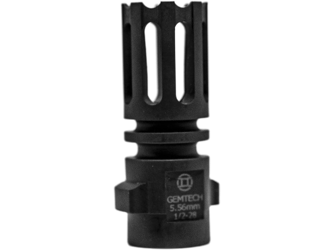 Gemtech Quickmount Flash Hider Suppressor Mount AR-15 1/2"-28 Thread Steel Matte