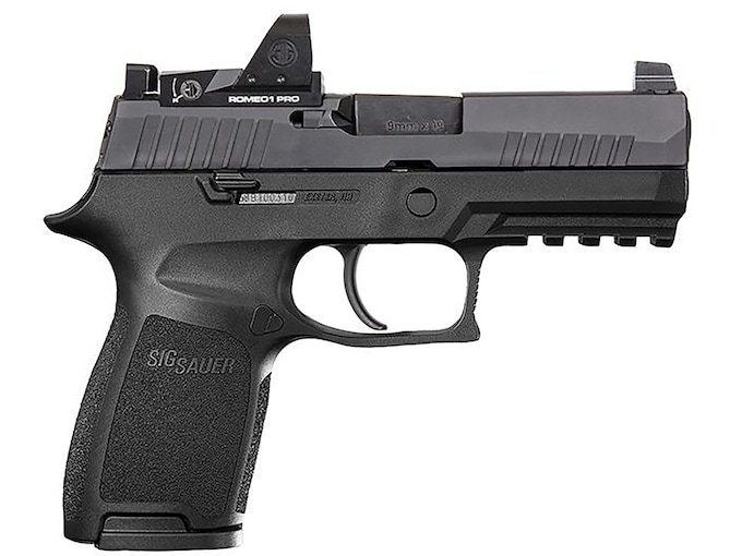 Sig Sauer P320 RXP Compact Semi-Automatic Pistol 9mm Luger 3.9" Barrel 15-Round Nitron Black