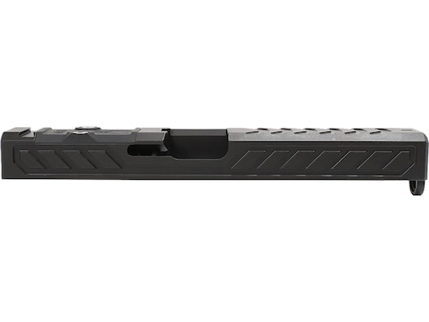 Grey Ghost Precision V6 Slide for Glock 17 Gen 5 RMR, DeltaPoint Pro Cut Stainless Steel Black