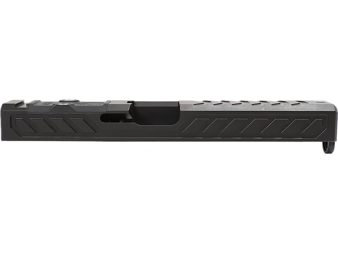 Grey Ghost Precision V6 Slide Glock 17 Gen 4 RMR, DeltaPoint Pro Cut Stainless Steel Black