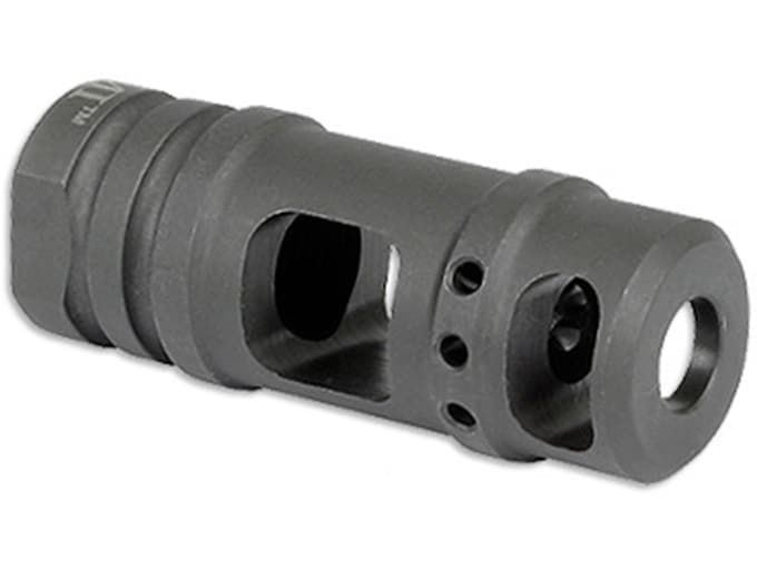 Midwest Industries Two-Chamber Muzzle Brake 5.56mm 1/2"-28 Thread Steel Black