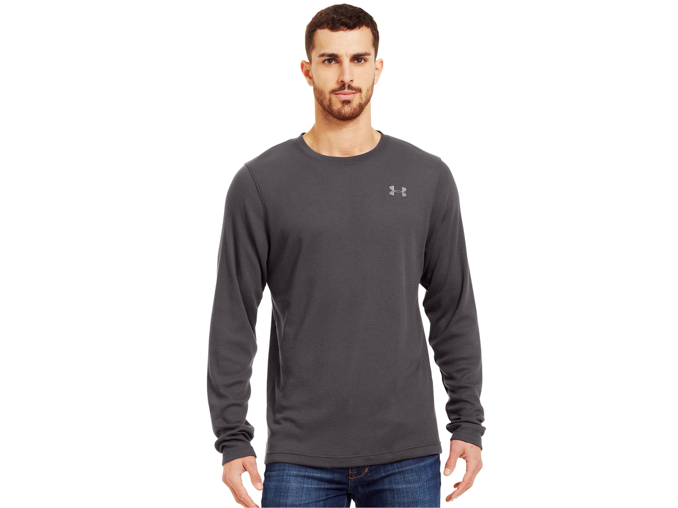 under armour long sleeve waffle crew