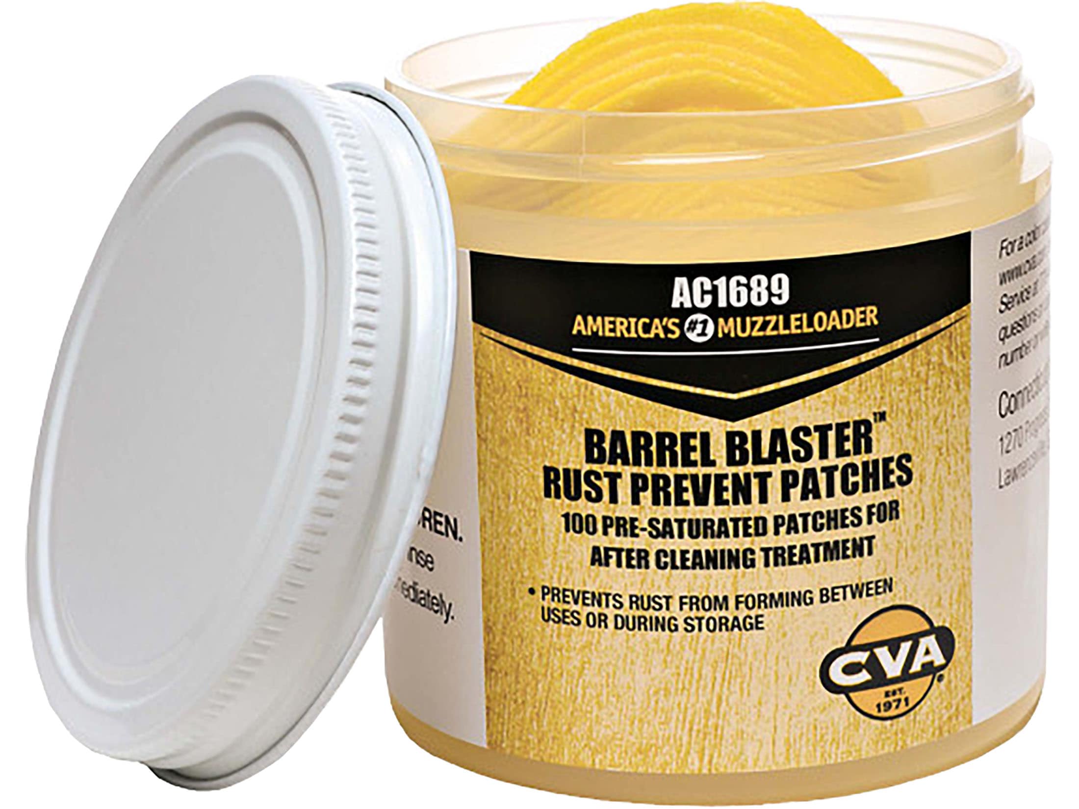 CVA Barrel Blaster Rust Preventative Black Powder Cotton Cleaning