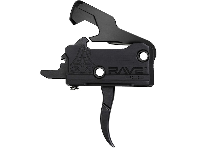 Rise Armament Rave PCC Drop-In Trigger Group with Anti-Walk Pins AR-15 Single Stage Black