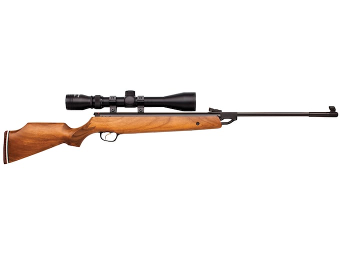 ley & Scott Patriot Air Rifle 25 Cal Pellet Walnut Stock Black