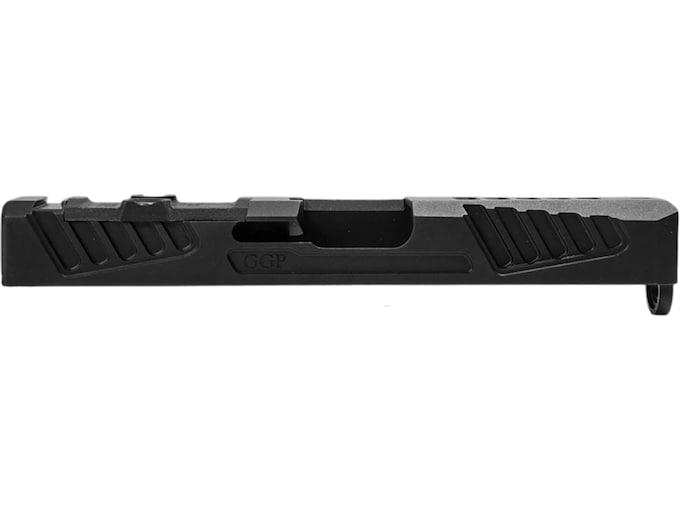 Grey Ghost Precision V5 Slide Glock 19 Gen 5 RMR, DeltaPoint Pro Cut Stainless Steel Black