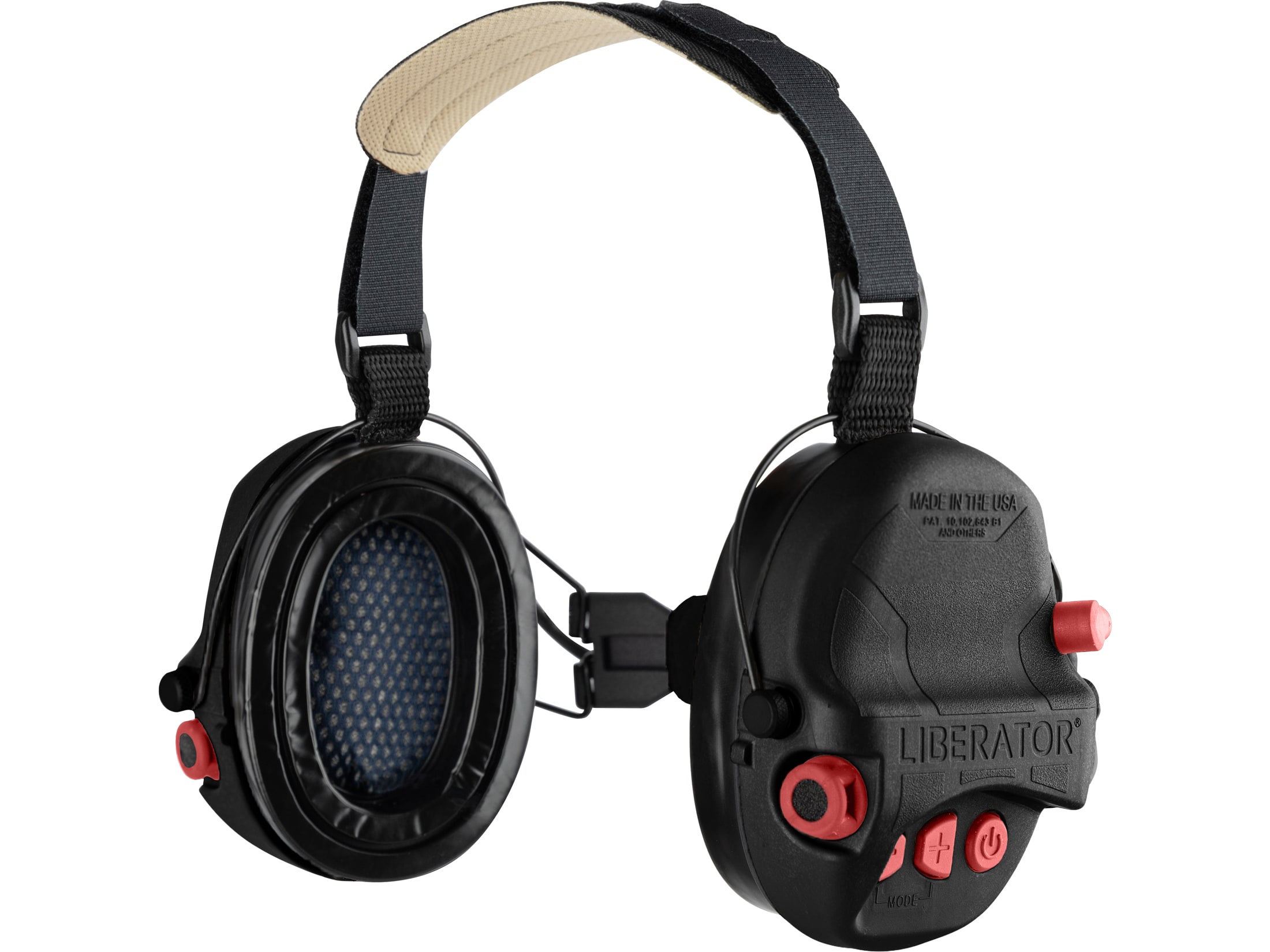 Safariland Liberator HP 2.0 Behind the Head Electronic Ear Muffs Flat