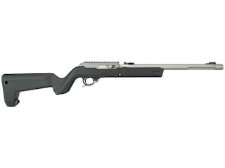 Tactical Solutions X-Ring Takedown VR Semi-Automatic Rimfire Rifle 22 Long Rifle 16.5" Fluted Barrel Gun Metal Gray and Black Compact image