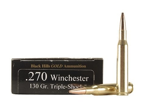 Black Hills Gold Ammo 270 Winchester 130 Grain Barnes Triple Shock X