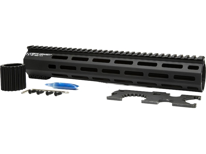 Griffin Armament Suppressor Ready Low Pro Rigid Rail M-LOK Handguard AR-15 Aluminum Black