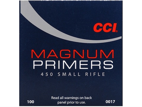 CCI Small Rifle Mag Primers #450 Box of 1000 (10 Trays of 100)