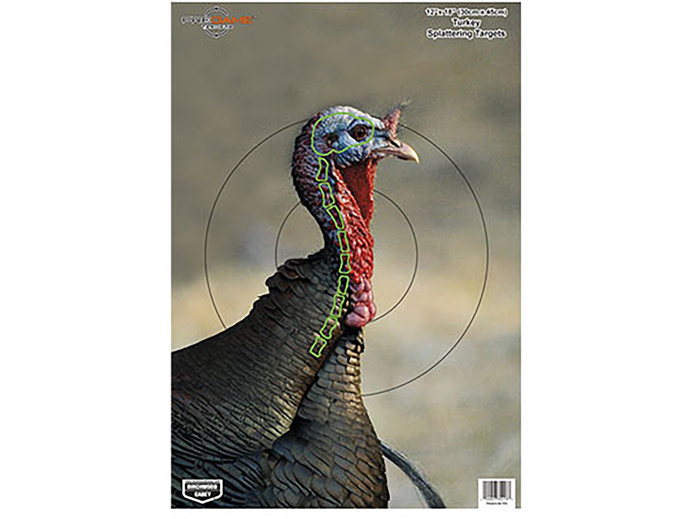 birchwood casey pregame turkey reactive target 12 x 18 pack of 8