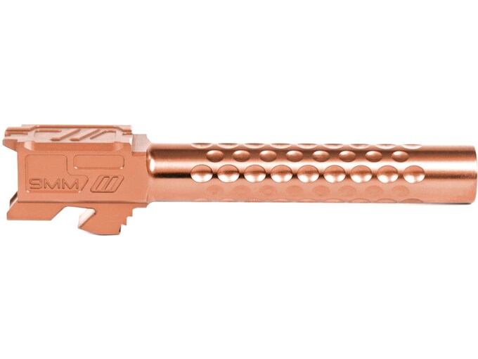 ZEV Technologies Optimized Match Barrel Glock 17 Gen 1, 2, 3, 4 9mm Luger 4.49" Dimpled Stainless Steel