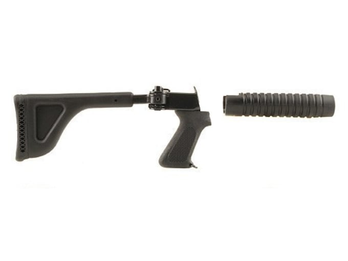 Choate Side Folding Buttstock and Forend Mossberg 500, 590, 600 Steel and Synthetic Black