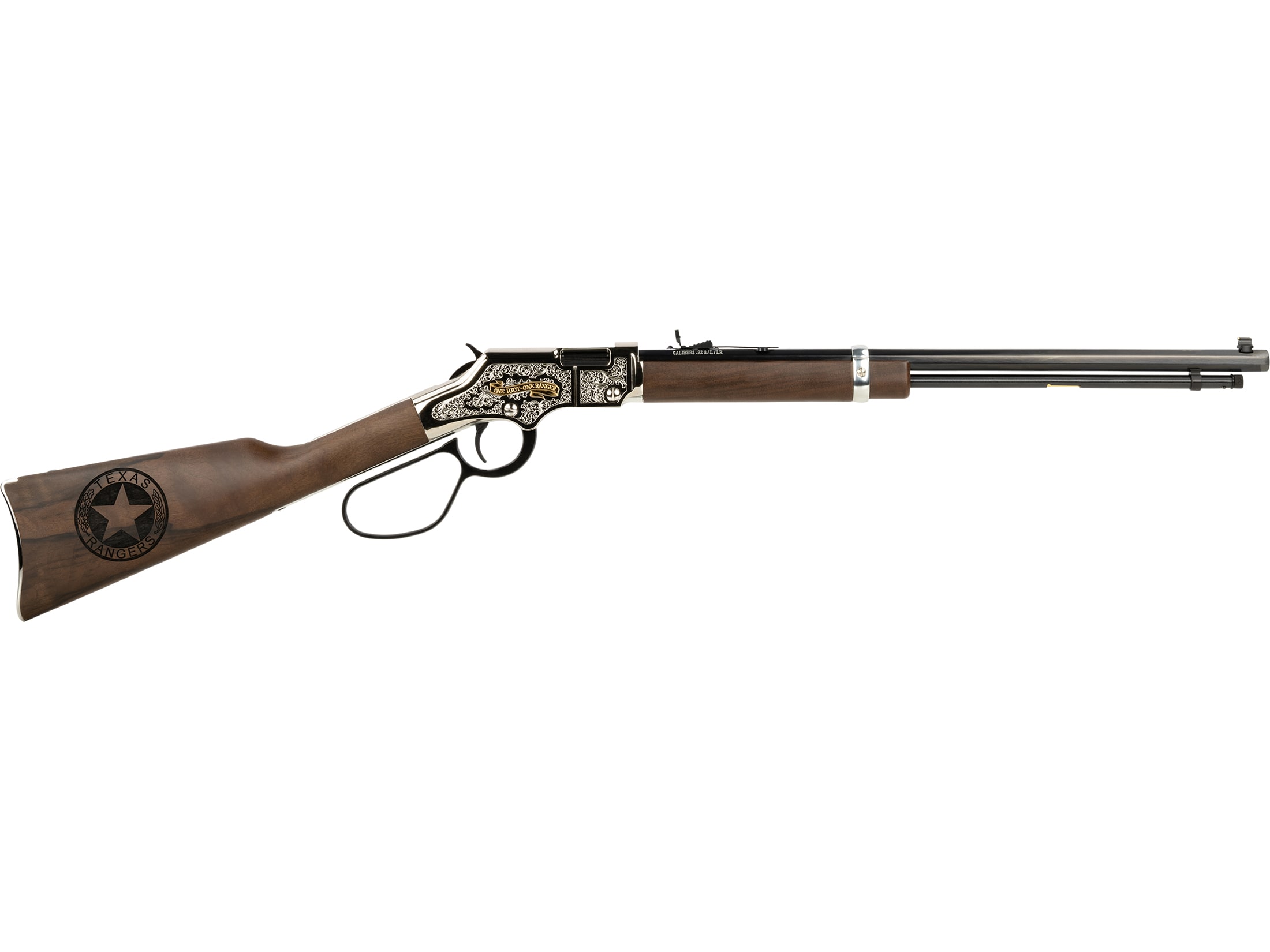 Henry Golden Boy Texas Rangers Bicentennial Lever Action Rifle 22 Long