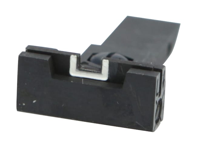 Kensight Adjustable Rear Sight Elliason Cut Steel Black Accro-Style Square Blade with White Outline