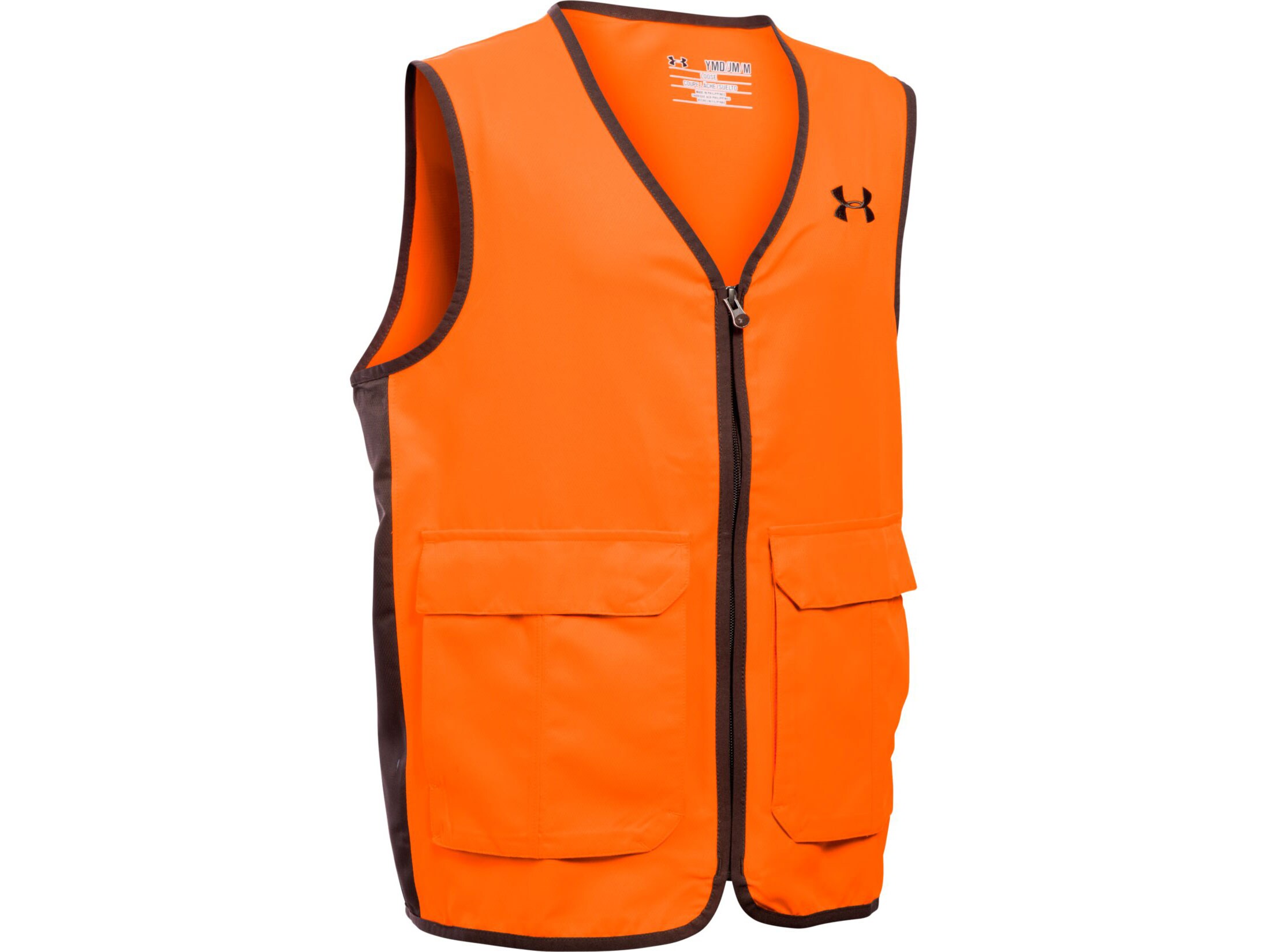 under armour blaze orange vest