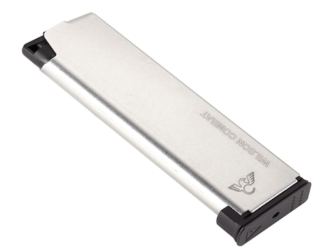 Wilson Combat 1911 ETM-V Vickers Duty Magazine, 9mm Full Size 10 Round, Steel Base Pad: MGW