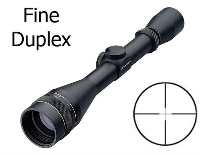 Leupold VXII Rifle Scope 412x 40mm Adjustable Objective Fine Duplex