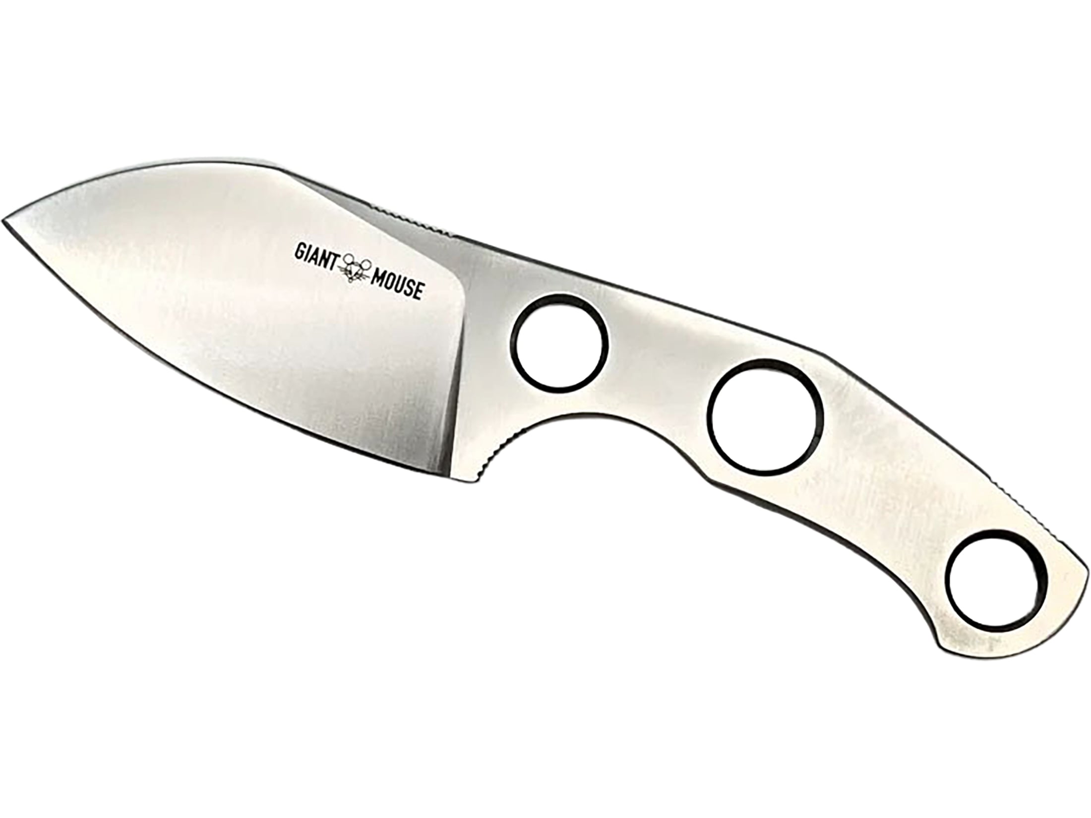 GiantMouse GMF1-S Fixed Blade Knife 2.6 Drop Point N690 Satin Blade