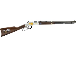 Henry Golden Boy EMS Lever Action Rimfire Rifle 22 Long Rifle 20" Barrel Blued and Walnut Straight Grip image
