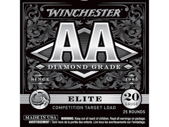 Winchester AA Diamond Grade Ammunition 20 Gauge 2-3/4" 7/8 oz #7-1/2 Shot