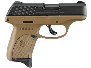 Ruger EC9s Semi-Automatic Pistol 9mm Luger 3.12" Barrel 7-Round Black Flat Dark Earth image