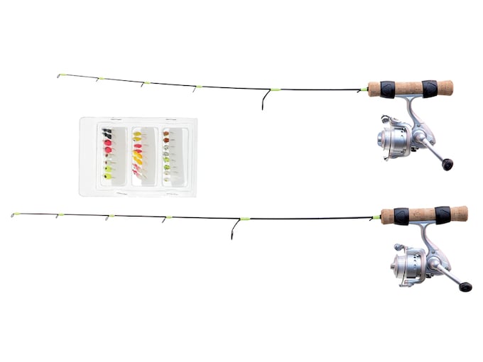 Eagle Claw Double Down Ice Fishing Combo Kit