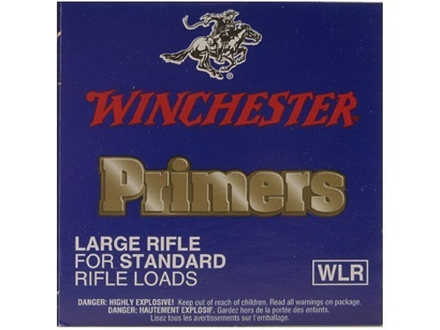 Winchester Large Rifle Primers #8-1/2 Box of 1000 (10 Trays of 100)