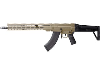 CMMG DISSENT Mk47 Semi-Automatic Centerfire Rifle 7.62x39mm 16.1" Barrel Black and Coyote Tan Pistol Grip image