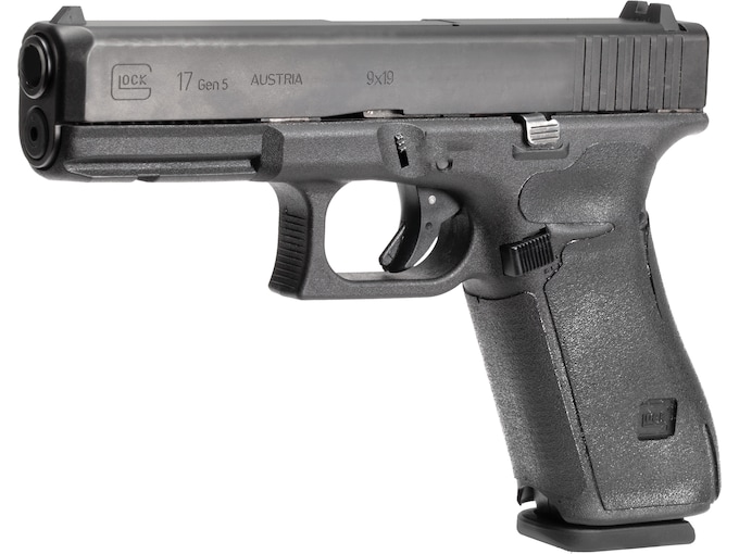 Hogue Wrapter Grip Glock 17, 17 MOS, 34 MOS, 45, 45 MOS, 19X Gen 5 Small Frame Full Size Small Backstrap Rubber Black