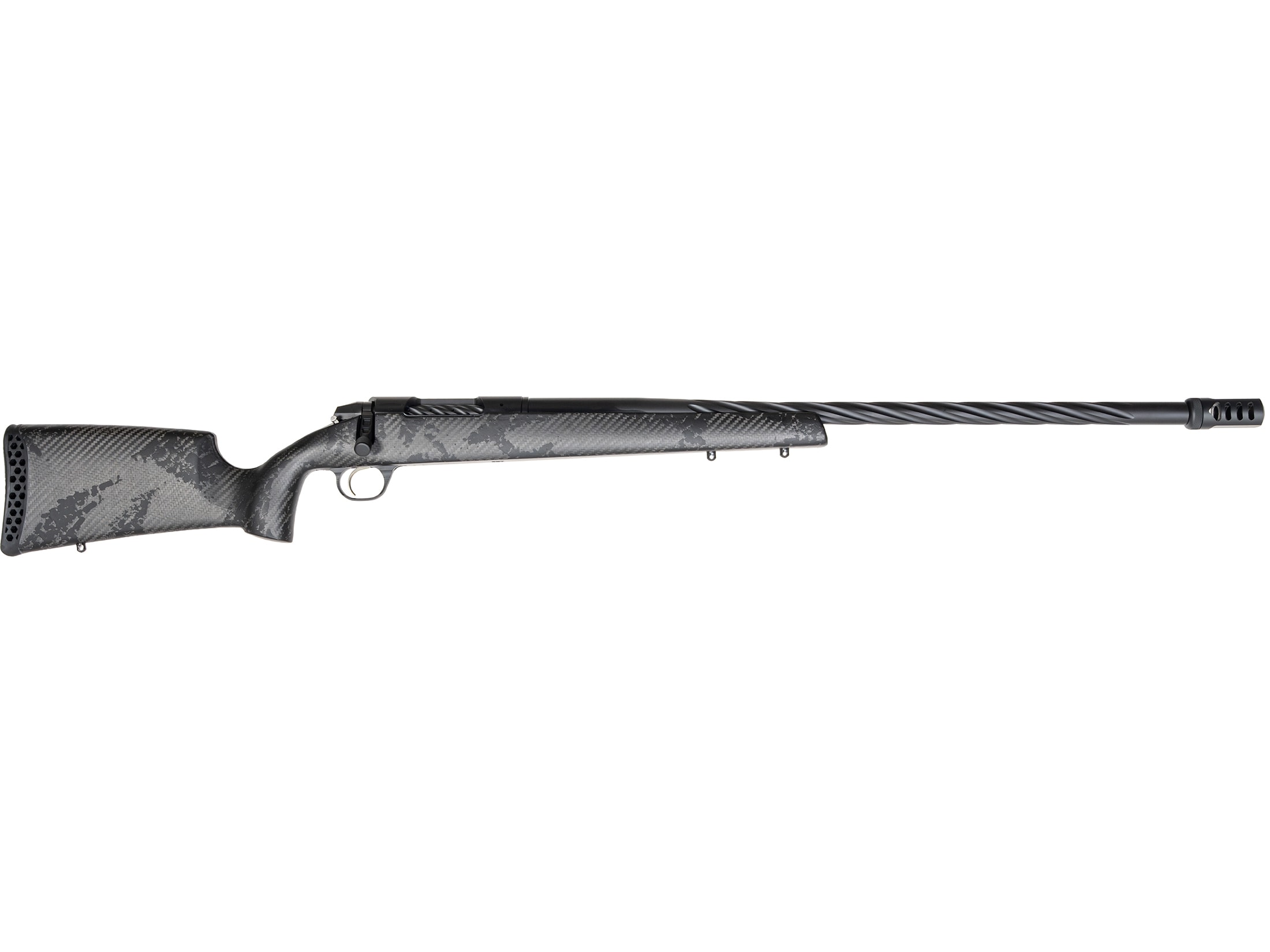 Weatherby 307 MZY Bolt Action Rifle 50 cal 26 Fluted Black Threaded