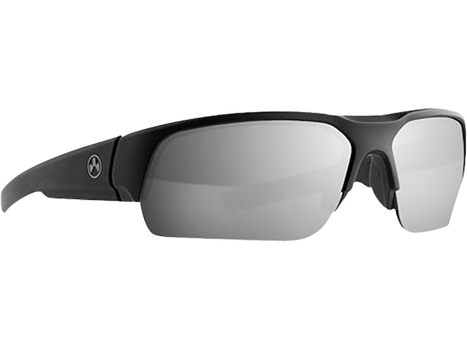 Magpul Helix Polarized Sunglasses Matte Black Frame/Silver Mirror Lens