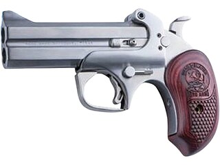 Bond Arms Snake Slayer IV Break Open Pistol 357 Magnum 4.25" Barrel 2-Round Stainless Rosewood image