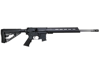 Alexander Arms Rifle Semi-Automatic Rimfire Rifle 17 Hornady Magnum Rimfire (HMR) 18" Fluted Barrel Stainless and Black Pistol Grip image