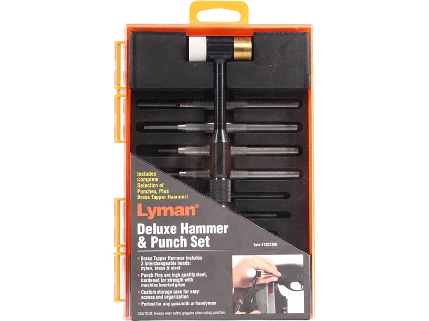 Lyman Tapper Hammer Interchangeable Brass, Nylon, Steel Heads Punch