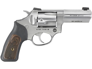 Ruger SP101 Revolver 357 Magnum 3" Barrel 5-Round Stainless Black/Brown image