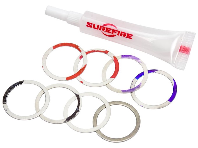 Surefire Shim Kit for Surefire SF3P, SFMB, Warcomp 7.62mm 5/8"-24 Thread .750" Outside Diameter .635" Inside Diameter