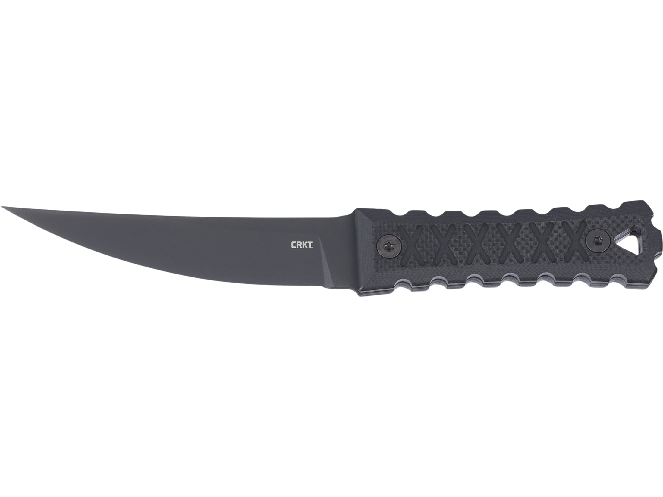 CRKT Hz4 Fixed Blade Knife 4.76 Drop Point SK-5 Black
